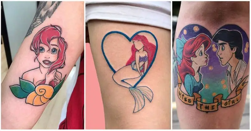 Colorful Mermaid Tattoos