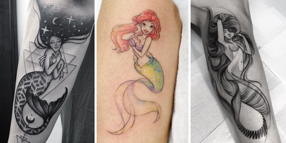 Mermaid Tattoo Drawing