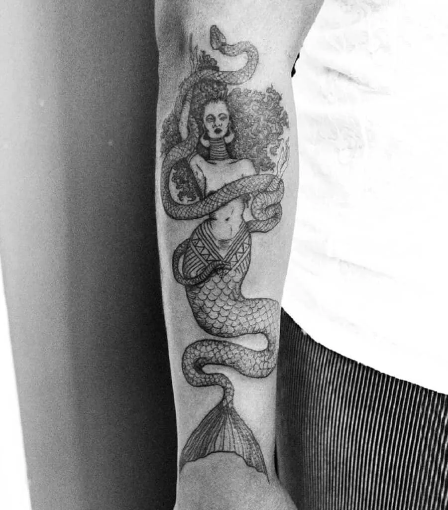 Mami Wata Tattoo: Embrace the Mystical Beauty